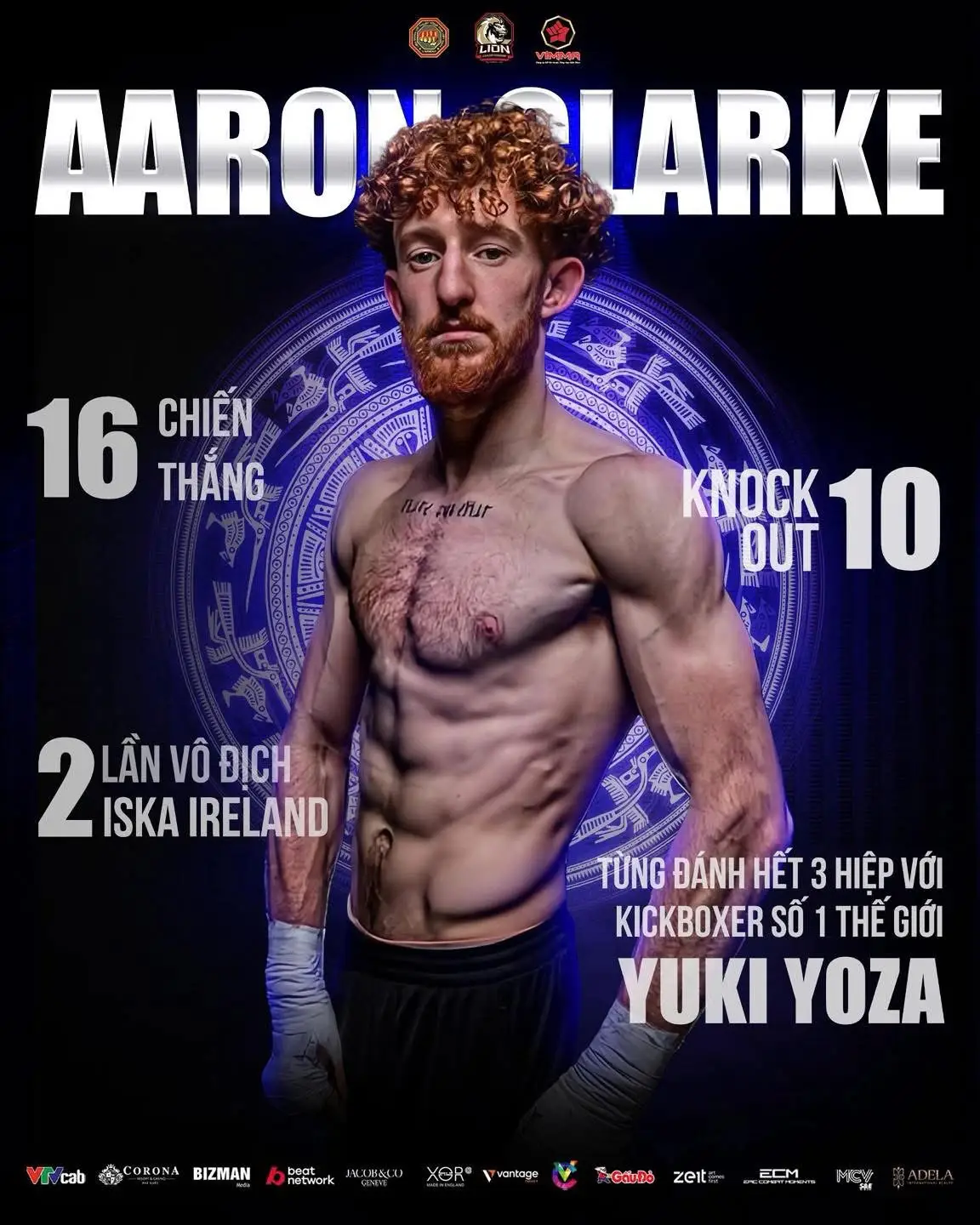 MMA fighters in action