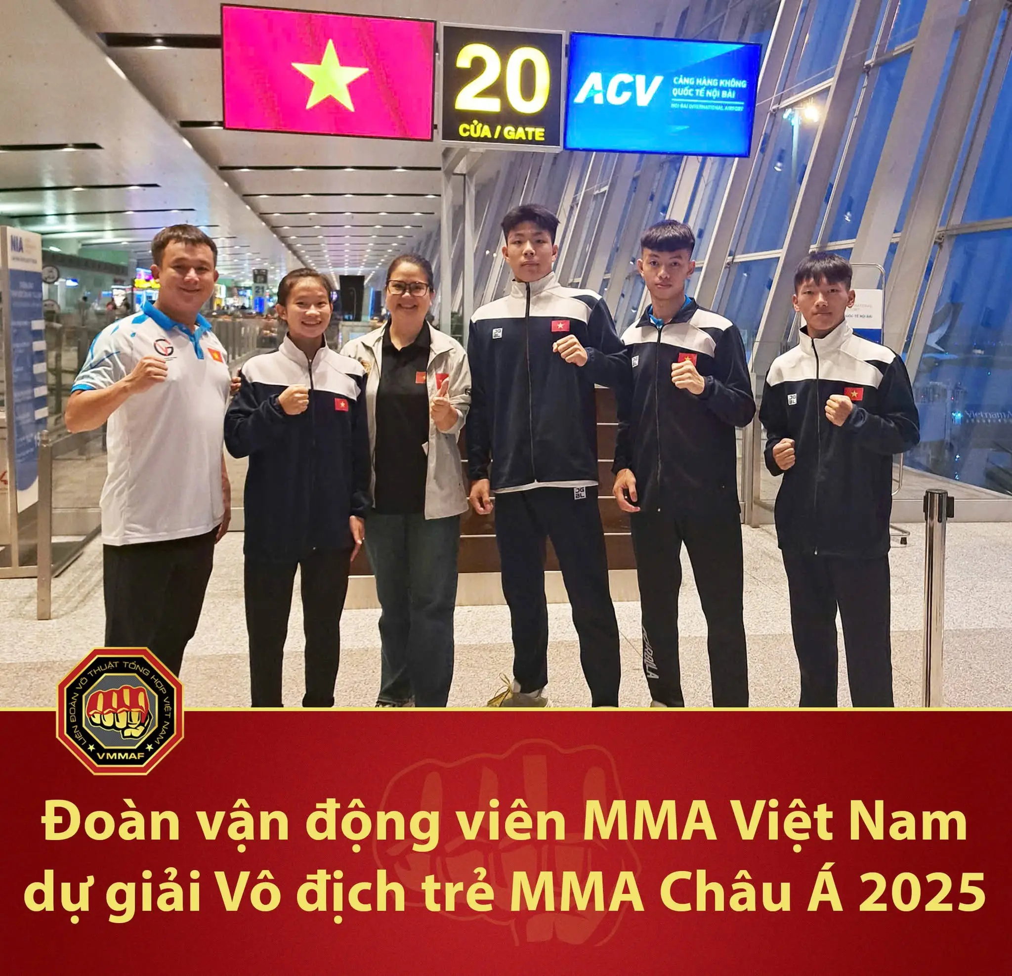 MMA fighters in action